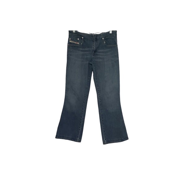 Diesel Industry SZ 32 Jeans Denim Womens RN93243 Flared Leg‎ Vintage - Picture 1 of 16